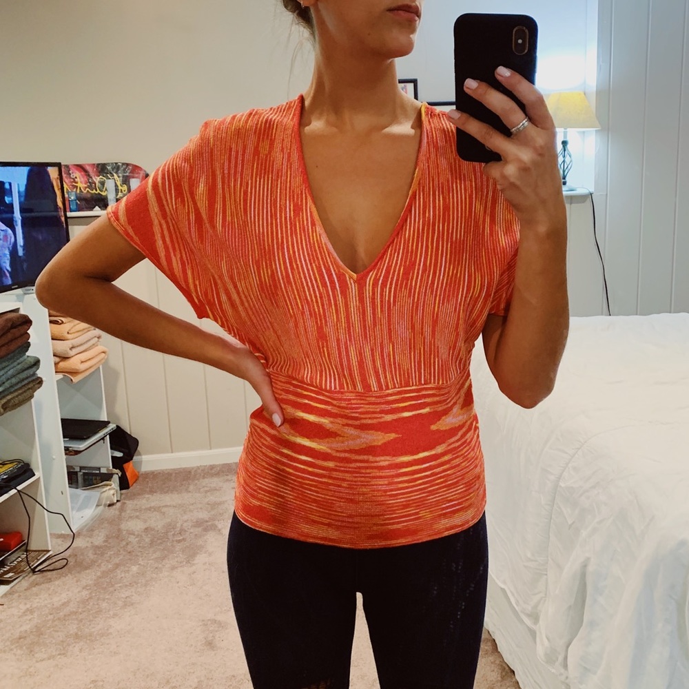 Kenneth Cole // Patterned Top
